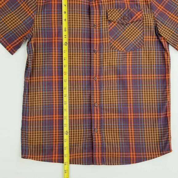 Mountain Hardwear Small Sleeve Logo Tag Check Mens - Picture 5 of 6